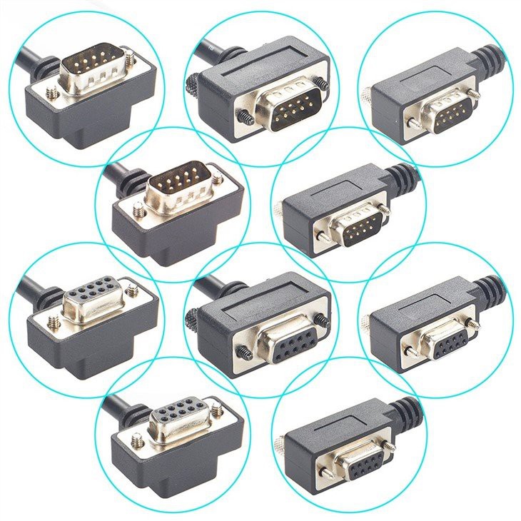 usb to rs232 angled cable