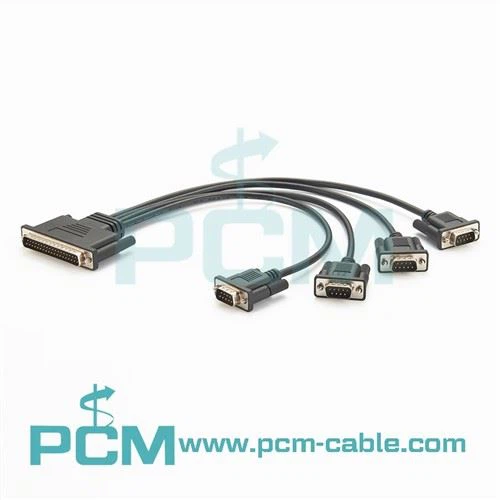 4-porter alternativ kabel for seriell kommunikasjon