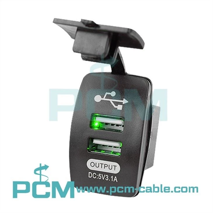 Universal Rocker Style bil USB-lader