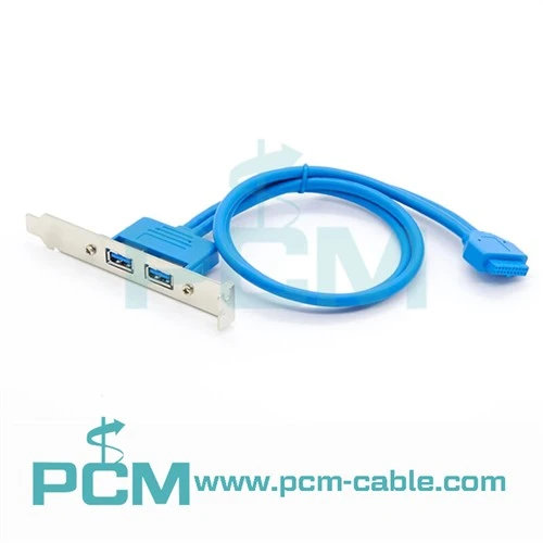 Dobbel USB3.0 Panel til hovedkort 20-pinners topptekst med PCI