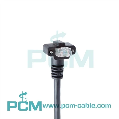 High Flex RJ45 GigE kabel opp vinklet