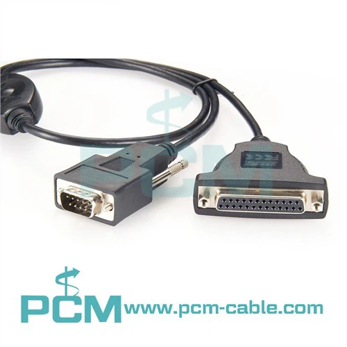 USB til DB9- og DB25-skriverkabel