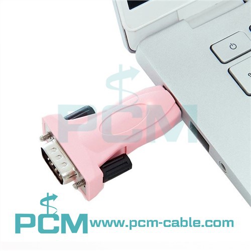 USB til seriell RS-232 DB9 FTDI-adapter