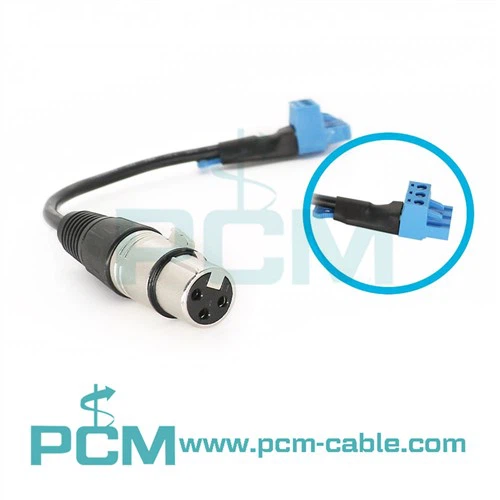XLR PCB-terminalblokk 5,0 mm pitch UBX2-126-5.00-03P-4C