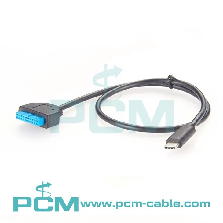 USB 3.1 Type C hann til USB 3.0 19 Pin Header Adapter