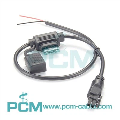 Micro Fit 2-pins kabelenheter med sikring