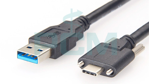 USB32 Gen2 to TypeC Cable with Screw Lock10Gbps USB32 Gen2 to TypeC Cable with Screw Lock10Gbps