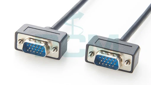 Ultra Slim SVGA Super VGA Male to Male Monitor Cable Ultra Slim SVGA Super VGA Male to Male Monitor Cable