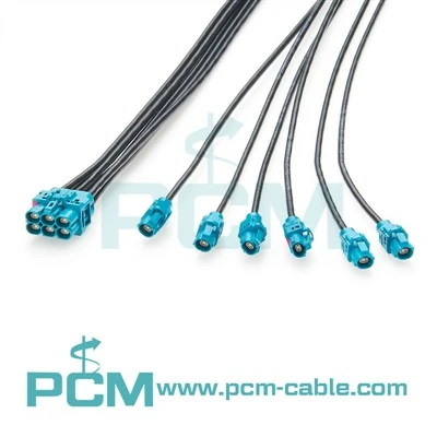 H - Mtd 6-til-1 Automotive Ethernet Breakout-kabel