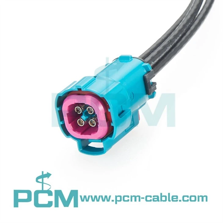 Rosenberger HFM (High-Speed FAKRA-Mini) to Fakra Cable Assembly PCM-ZC-0037